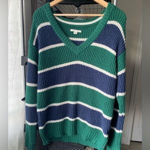 American Eagle V-Neck Oversized Sweater